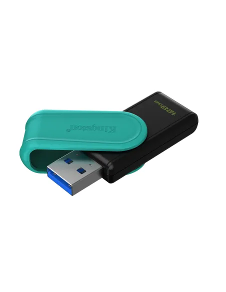 Kingston Technology DataTraveler 128GB Portable USB 3.2 Gen 1 Exodia S (Black Turquoise)
