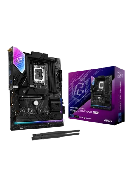 Asrock B860 Lightning WiFi Intel B860 LGA 1851 (Socket V1) ATX