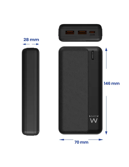 Ewent POWER BANK 20000mAh PD 22.5W