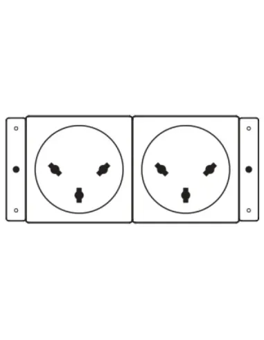 Kramer Electronics TS-2IL toma de corriente