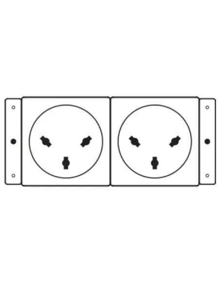 Kramer Electronics TS-2IL toma de corriente
