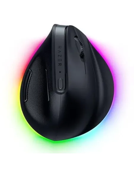 Razer Pro Click V2 Vertical ratón Universal mano derecha RF Wireless + Bluetooth + USB Type-C Óptico 30000 DPI