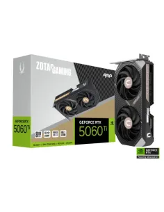 VGA ZOTAC RTX 5060 TI 8GB AMP,NV,RTX5060TI,8GB,GDDR7,128BIT,1HDMI+3DP,2 VENTILADORES (2 VENTILADORES)