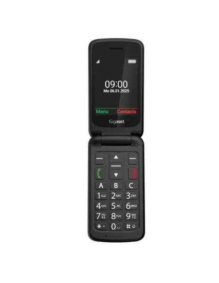 Gigaset GL595 7,11 cm (2.8") 114 g Negro Teléfono para personas mayores