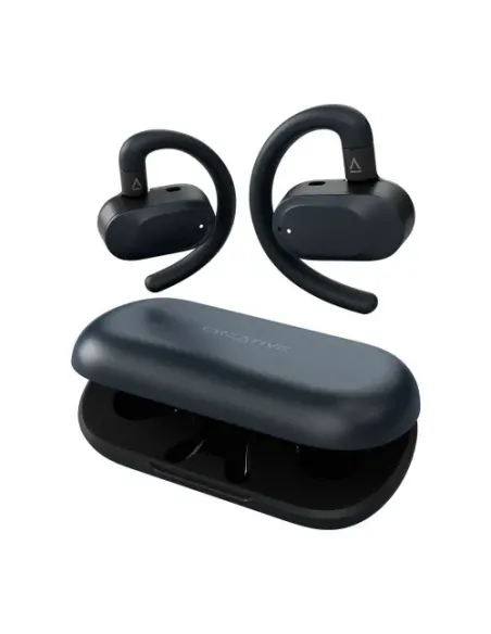 Creative Labs Outlier Go Auriculares Inalámbrico gancho de oreja Llamadas/Música/Deporte/Uso diario USB Tipo C Bluetooth Azul