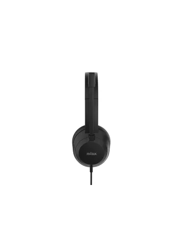 Nilox NXAUSB02 auricular y casco Auriculares Alámbrico Llamadas Música USB tipo A Negro