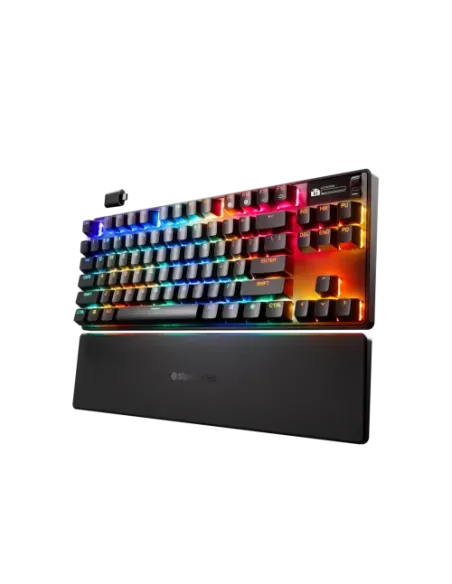 Steelseries APEX PRO TKL WIRELESS GEN 3 teclado Juego USB + RF Wireless + Bluetooth Inglés de EE. UU. Negro