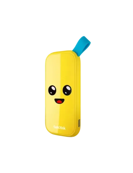 SanDisk SDSSDE30-2T00-G25F unidad externa de estado sólido 2 TB USB Tipo C 3.2 Gen 2 (3.1 Gen 2) Amarillo