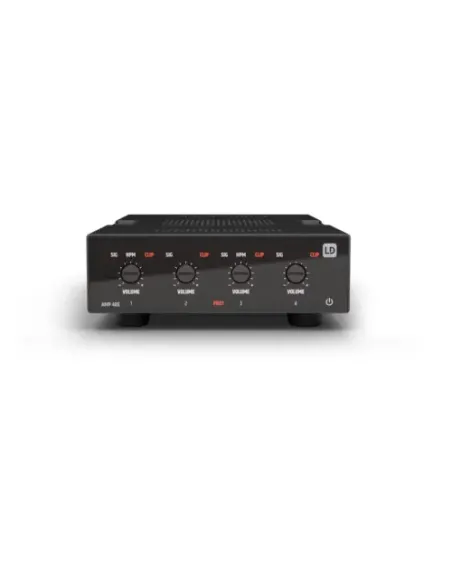 LD SYSTEMS INTEGRATION SERIE TICA (LDAMP405) 4-CHANNEL MINI INSTALLATION POWER AMPLIFIER 4 × 50 W 4 OHM WARRANTY 5 YEARS (PU6)