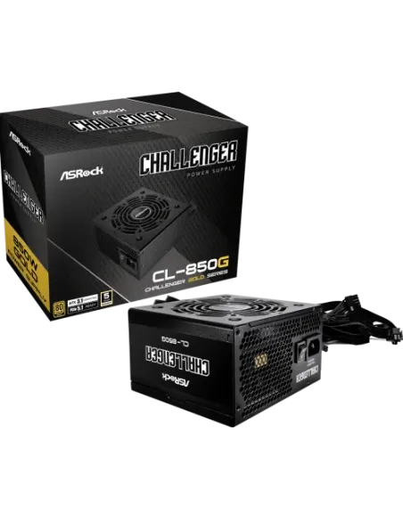 Asrock Challenger CL-850G unidad de fuente de alimentación 850 W 20+4 pin ATX ATX Negro