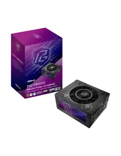 Asrock Phantom Gaming PG-1300G unidad de fuente de alimentación 1300 W 20+4 pin ATX ATX Negro