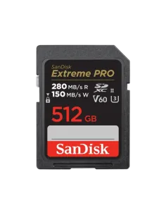 SanDisk SDSDXEP-512G-GN4IN memoria flash 512 GB SDXC UHS-II Clase 10