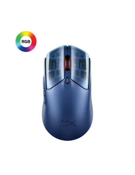 HP Ratón gaming inalámbrico HyperX Pulsefire Haste 2 S azul marino