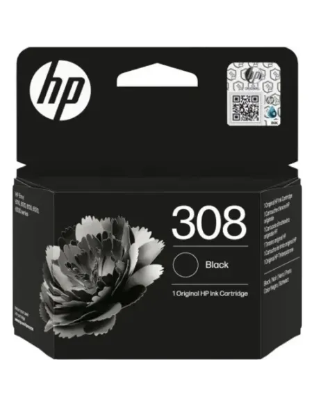HP Cartucho de Tinta Original 308 negra (UE)