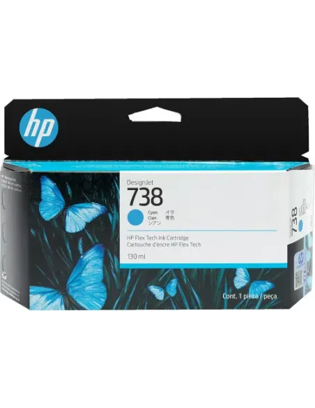 HP DESIGNJET 738 CARTUCHO CIAN 130ML