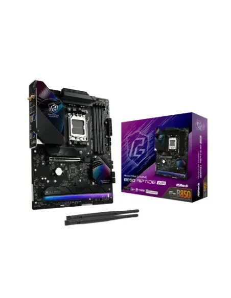 PLACA ASROCK B850 RIPTIDE WIFI,AMD,AM5,B850,USB20G,WIFI7,ATX