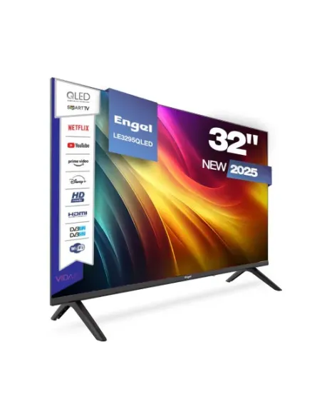 TV QLED 32"-TDT2 - HD -SMARTV VIDAA NETFLIX/AMAZON. MODO HOSPITALITY