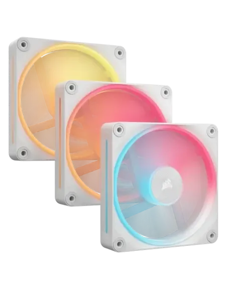 Corsair iCUE LINK LX120-R RGB Carcasa del ordenador Ventilador 12 cm Blanco 3 pieza(s)