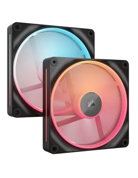 Corsair iCUE LINK LX140-R RGB Carcasa del ordenador Ventilador 14 cm Negro 2 pieza(s)