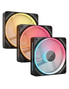 Corsair iCUE LINK LX120-R RGB Carcasa del ordenador Ventilador 12 cm Negro 3 pieza(s)