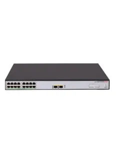 H3C LS-1600V2-18P-HPWR-GL switch Gestionado Gigabit Ethernet (10/100/1000) Energía sobre Ethernet (PoE) Gris, Negro