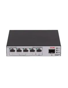 H3C LS-1600V2-6P-HPWR-GL switch Gestionado L2 Gigabit Ethernet (10/100/1000) Energía sobre Ethernet (PoE) Gris, Negro