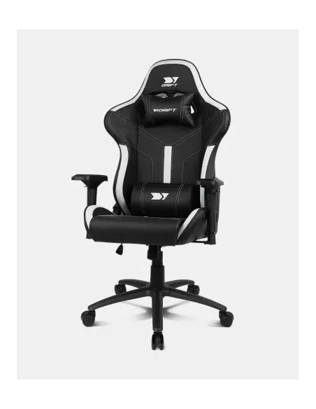 DRIFT DR350 Butaca para jugar Asiento acolchado Negro, Blanco