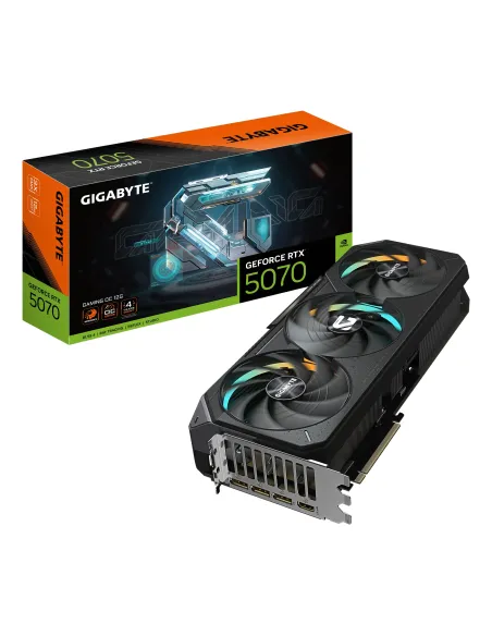 GIGABYTE GeForce RTX 5070 Ti GAMING OC 16G Tarjeta Gráfica - 16GB GDDR7, 256 bits, PCI-E 5.0, 2588 MHz Core Clock, 3 x DP 2.1a,