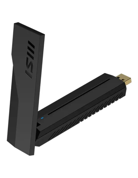 MSI BE6500 WiFi7 USB Stick - Dongle tarjeta y adaptador de interfaz USB 3.2 Gen 1 (3.1 Gen 1)