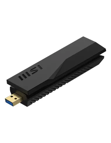 MSI BE6500 WiFi7 USB Stick - Dongle tarjeta y adaptador de interfaz USB 3.2 Gen 1 (3.1 Gen 1)