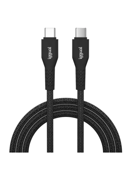 iggual Cable USB-C a tipo C 60W 3A 100 cm trenzado