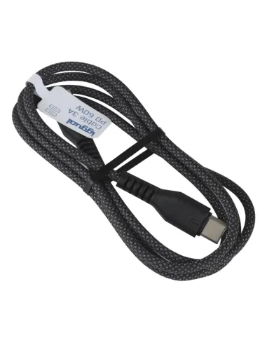 iggual Cable USB-C a tipo C 60W 3A 100 cm trenzado