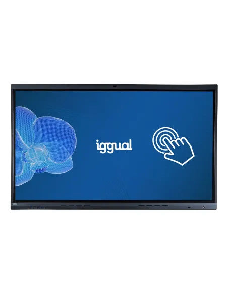 iggual ORCHID 75 Panel plano interactivo 190,5 cm (75") LED Wifi 400 cd   m² 4K Ultra HD Negro Pantalla táctil Procesador