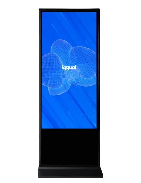 iggual ORCHID TI-55 Alto Brillo Diseño de quiosco 139,7 cm (55") LCD Wifi 1500 cd   m² 4K Ultra HD Negro Pantalla táctil