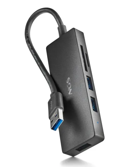 NGS IHUB READER USB 3.2 Gen 1 (3.1 Gen 1) Type-A 5000 Mbit s Negro