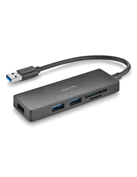 NGS IHUB READER USB 3.2 Gen 1 (3.1 Gen 1) Type-A 5000 Mbit s Negro