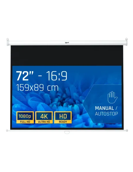 iggual PSIMS159 pantalla de proyección 182,9 cm (72") 16 9