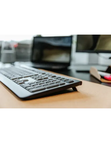 CHERRY KW 3000 teclado Universal RF inalámbrico QWERTY Español Negro