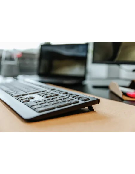 CHERRY KW 3000 teclado Universal RF inalámbrico QWERTY Español Negro