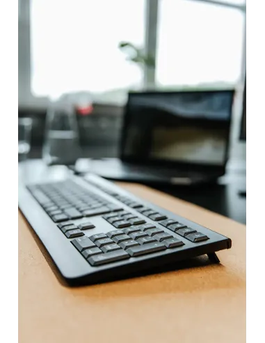 CHERRY KW 3000 teclado Universal RF inalámbrico QWERTY Español Negro