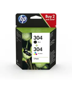 HP Paquete de 2 cartuchos de tinta Original HP 304 negro/tricolor