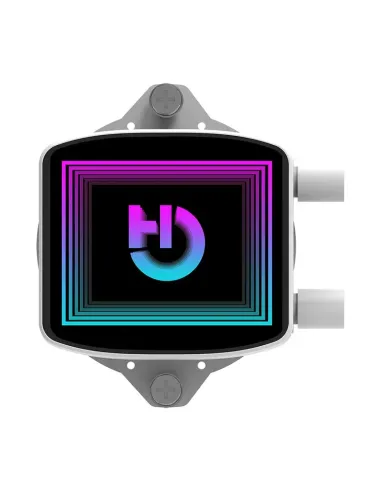 Hiditec LDCR10003 sistema de refrigeración para ordenador Procesador Sistema de refrigeración líquida todo en uno 12 cm Blanco