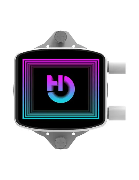 Hiditec LDCR10003 sistema de refrigeración para ordenador Procesador Sistema de refrigeración líquida todo en uno 12 cm Blanco