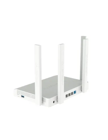 Keenetic Hopper Router Wi-Fi 6 en malla AX1800 con Smart Switch Gigabit de 4 puertos y puerto USB 3.0
