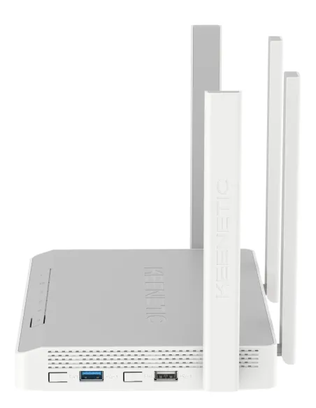 Keenetic Hero Router Wi-Fi en malla AX1800 con CPU de doble núcleo, Smart Switch Gigabit de 5 puertos, puerto Combo SFP,