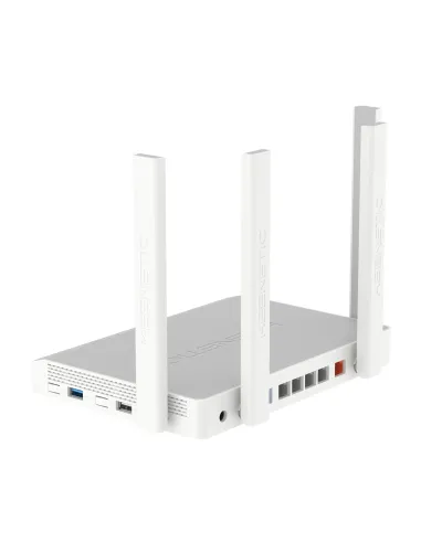 Keenetic Hero Router Wi-Fi en malla AX1800 con CPU de doble núcleo, Smart Switch Gigabit de 5 puertos, puerto Combo SFP,