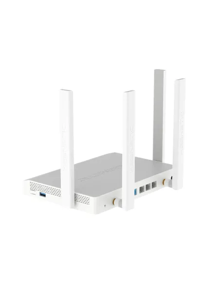 Keenetic Hero 4G+ Módem router 4G+ Wi-Fi 6 en malla AX1800 con Smart Switch Gigabit de 4 puertos y puerto USB 3.0