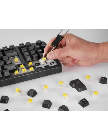 Mars Gaming MKPROBES teclado Juego USB QWERTY Español Negro