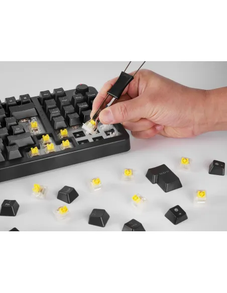 Mars Gaming MKPROBES teclado Juego USB QWERTY Español Negro