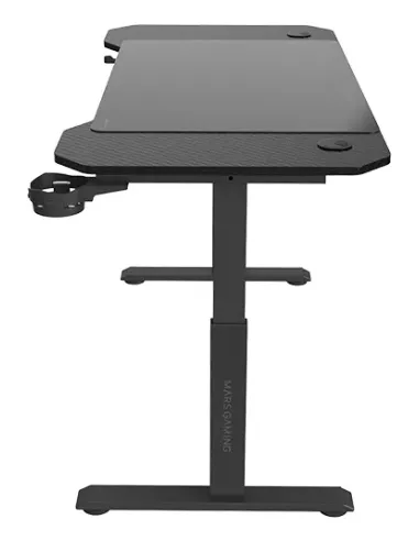 Mars Gaming MGD-ERGO120, Mesa Altura Ajustable 3 Posiciones, Superficie Ergonómica, Estructura Metálica, Alfombrilla XXL,